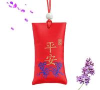 Bolsa de sal espiritual,Bolsa de sal espiritual budista, Esperanza de una vida mejor, Collar de bolsa de budista de China para estudio, oficinas, cajones, automóviles