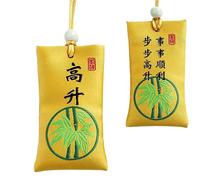 Bolsa de Sal Espiritual,Bolsa de Sal Espiritual Budista, Esperanza de una Vida Mejor, Collar de Bolsa de Budista de China para Estudio, oficinas, cajones, automóviles