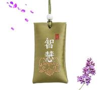 Bolsa de sal espiritual,Bolsa de sal espiritual budista,Esperanza de una vida mejor | Collar de bolsa de budista de China para estudio, oficinas, cajones, automóviles