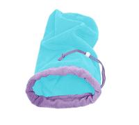 Bolsa de secado rápido para animales pequeños, bolsillo absorbente - Suave bolsa de baño absorbente con cordón para conejito, cachorro, hámster, ardilla, dragón barbudo