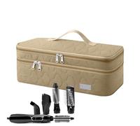 Bolsa de secadora, caja de transporte, almacenamiento de doble capa, organizador de blindaje térmico, 15,75 x 5,91 x 5,51 pulgadas Spacy Hair Styling Tool Pouch Seguros Handle accesorio de