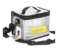Bolsa De Seguridad De La Batería - Protector Libre De Peligros Para La Batería | Bolsa De Carga De Seguridad Ignífuga, Funda De Guardia Anti- para Almacenamiento Y Carga, Protege Tu, plateado, Se