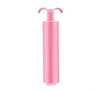 Bolsa de sellado al vacío manual para soluciones de almacenamiento que ahorran espacio en apartamentos, dormitorios, caravanas, se adapta a almohadas, mantas, bufandas y suéteres (bomba (rosa)