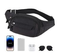 Bolsa de senderismo - Bolsa impermeable para llevar de viaje, mochila de viaje a la moda, informal, cinturón para correr | Bolsa ligera para pasear, ir de compras, camping al aire libre, accesorios de