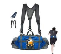 Bolsa de Senderismo | Impermeable Fanny Pack with Shoulder Strap for Hiking and Outdoor Activities | Versátile Waist Pack for Running, Walking, Jogging, and Camping | Design For Adventurers,