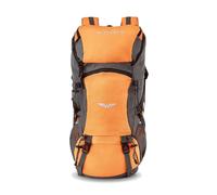 WINGS Mochila de trekking ligera de 30 l con ventilación en la espalda, cinturón de cintura, silbato de emergencia, cubierta de lluvia, montaña al aire libre, Naranja, L, Casual