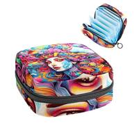 Bolsa de servilletas sanitarias con cremallera, bolsa suave para almohadilla menstrual, bolsa de almacenamiento para cerebro y bus-88 para compresas sanitarias, soporte para tampones