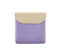 Bolsa De Servilletas Sanitarias Portátil Bolsa de cuero for almacenamiento de servilletas sanitarias, bolsa de toalla for tía, servilleta sanitaria de mano(Purple)