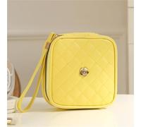 Bolsa De Servilletas Sanitarias Portátil Mini bolsa de almacenamiento de toallas portátil for tía, bolsa de almacenamiento de flores(Yellow)