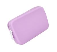 Bolsa de silicona - Cartera colgante con cremallera para bolsa de playa EVA - Funda impermeable para teléfono con 4 botones a presión - ideal para la playa, camping y aventuras al aire libre, morado