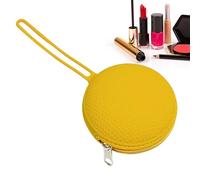 Bolsa de silicona con cremallera, funda de silicona para chupete, Bolsa de almacenamiento de silicona portátil impermeable, Lindo bolso de almacenamiento con cremallera y cuerda para joyas, llaves, ar