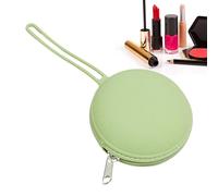 Bolsa de silicona con cremallera, funda de silicona para chupete, Bolsa de viaje redonda impermeable de silicona, Monedero pequeño con cremallera y cuerda para llaves de joyería