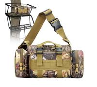 Bolsa de soporte para árbol de árbol, bolsa de caza de gran capacidad, bolsa de almacenamiento de camuflaje, impermeable, varios bolsillos, bolsillo para cinturón de caza con correa, riñonera para