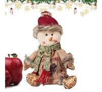 Bolsa de sorpresa navideña con cremallera 3D de Papá Noel muñeco de nieve reno, bolsa de sorpresa reutilizable con cremallera para aperitivos y fiestas de fin de año