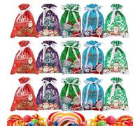 Bolsa De Sorpresas De Navidad,Bolsa A Prueba De Polvo Reutilizable 15 Piezas,Bolsa De Dulces De Embalaje Decoración De Fiestas - Para Cumpleaños Celebración Boda Bocadillo Regalos De Fiesta Joyas