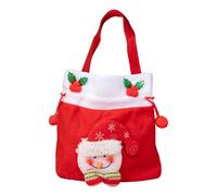 Bolsa de Sorpresas de Navidad,Reutilizable con Mango - Bolsa De Cordón Para Snacks De Navidad | para Chocolate Juguetes Jalea Chupetes Materna Escuela Casa Reunión Comunitaria