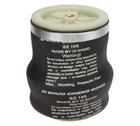 Bolsa de suspensión de aire para asiento de camión con construcción de goma y metal, fuelle absorbente de golpes compatible con asientos de camión resistentes, instala pieza de repuesto para mayor