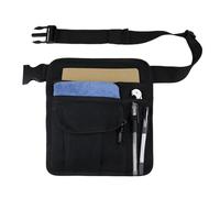 Bolsa de tamaño de Servidor, Bolsa de tamaño de Camarera, Bolsa de Cintura | para trabajo, bolsa de dinero de utilidad - bolsa de almacenamiento para enfermera, bolsa de tamaño de servidor, bolsa, Negro