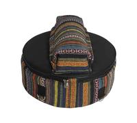 Bolsa de tambor portátil con bolsillos exteriores, bolsa de almacenamiento étnico, bolsa de tambor de gran capacidad, mochila de tambor de gran capacidad