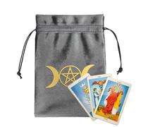 Bolsa de tarot, bolsa con cordón para dados, bolsa de terciopelo para cartas de tarot, bolsa con cordón para almacenamiento de barajas de tarot, bolsa multifuncional, Ztd13, Refer to description,