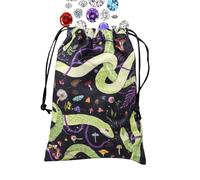 Bolsa de Tarot, Bolsa de Almacenamiento de Terciopelo con cordón, Organizador Impreso, Accesorios de adivinación para Joyas de de, Adolescentes, Adultos, reuniones, Juegos, Fiesta