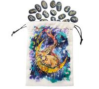 Bolsa de tarot, bolsa de runa con cordón, bolsas de tarot, bolsas de cubierta de tarot, bolsas de terciopelo, bolsa para cristales, dados, joyas, Sxf14#, Refer to description, Unisex