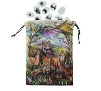 Bolsa de Tarot Organizador de Cartas con Impresión de Doble Cara para Hogar