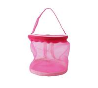 Bolsa de Tejer 1/10PCS Portable Knitting Yarn Ball Storage Case Round Empty Mesh Bag Basket Crochet Sewing Accessories Container Home Organizer(Pink,Color1)