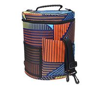 Bolsa de tejer para almacenamiento de hilo, organizador de hilo duradero, bolsa de ganchillo para disfrutar al aire libre, bolsa organizadora de hilo de ganchillo con asas de correa para el hombro