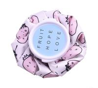 Bolsa de tela de hielo para terapia de compresión en frío y aplicación cálida en primeros auxilios en el hogar y sistemas de apoyo de recuperación diaria (blanco)