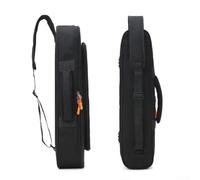 Bolsa de tela Oxford funcional para transporte seguro de instrumentos bB Hulusi y AE 01 (negro)