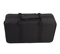 Bolsa de tela Oxford impermeable para clarinete, gran capacidad, bolsillo frontal con asa para flauta, accesorio para clarinete