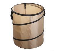 Bolsa de tela Oxford resistente para jardín, diseño espacioso para organizar tu equipo al aire libre (M marrón)