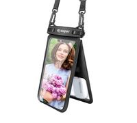 Bolsa de teléfono impermeable flotante - correa de bolsa móvil de doble bolsillo | Gran gabinete impermeable brillante, kayak de natación buques de crucero, accesorios de viaje para teléfonos y
