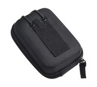 Bolsa de telémetro para golf a prueba de golpes e impermeable con práctico cordón para un fácil transporte (negro)