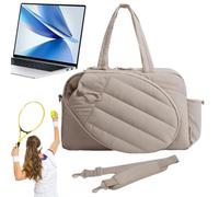 Bolsa de tenis: 18.9x7.48x12.2 pulgadas de deporte para bolsas de , resistente al agua con compartimento de zapatos, bolas de raqueta de pickleballs para deportes, gimnasio, cancha, viajes de fi