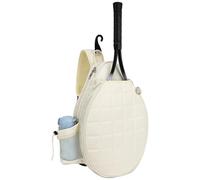 Bolsa de tenis para mujer, correa acolchada, asa , correas con gancho, cierre extraíble, resistente al agua, redes para el pecho, bolsas de tenis impresas