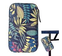 Bolsa de tenis para niños, fundas protectoras portátiles para raquetas de tenis, 11.0 x 7.1 x 1.2 pulgadas, bolsa de transporte de remo deportiva, correa de hombro para entrenamiento, viajes, escuela