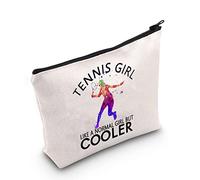 Bolsa de tenis para regalo con cremallera para tenis y niñas, como una chica normal, pero más fresca, bolsa de cosméticos para regalo para jugador de tenis, U.tennis Girl