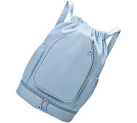 Bolsa De Tenis Separada En Y Húmedo Mochilas con Cordón para Gimnasio Baloncesto Fitness Bádminton para Mujeres Hombres Mochilas Cordón Tenis Gimnasio Deporte Separación Seca Y Húmeda