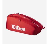 Bolsa de tenis WILSON super tour x6 roja Talla única