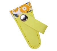 Bolsa de tijera - Organizador de fundas de tijera de piel sintética de 12 x 3 cm, estuche de almacenamiento interactivo para bordado, bolsa protectora con estampado floral para bordado, costura