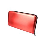 Bolsa de tijeras de PU versátil para peluqueros peluqueros mascotas almacenamiento seguro 3 o 4 tijeras en entornos de trabajo ofrecen peluquería suministros bolsa de vivienda, rojo