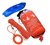 Bolsa de tiro para rescate de agua - Cuerda de lanzamiento con bolsa de natación | Equipo de seguridad portátil reflectante para kayak rafting canoa vela piscina agua inundación canoa búsqueda