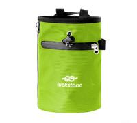 Bolsa de tiza con cinturón ajustable y bolsillos para guardar artículos esenciales durante actividades deportivas (verde)