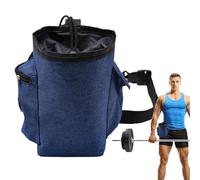 Bolsa de tiza de escalada - Bolsa de escalada Roccia | Bolsa de tiza con cinturón ajustable y bolsillo de bisagra, cierre de corrediza, bloque de bloques y gimnasio