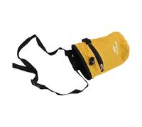 Bolsa de tiza para levantamiento de pesas y escalada con interior forrado de vellón, tela Oxford impermeable, cinturón ajustable y bolsillos de almacenamiento dobles para artículos esenciales