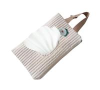 Bolsa de toallitas para bebés reutilizables, Trastorno de toallita para bebés Viajes, Toallitas recargables Pouche Portable Paper Paper dispensador de tejido, Recipiente de toalla de papel a prueba de