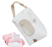 Bolsa de toallitas recargable, soporte y dispensador de toallitas para bebé, bolsa de pañales de gran capacidad, bolsa de toallitas húmedas recargable para viajes de padres