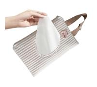 Bolsa de toallitas reutilizables, Toallitas de bebés reutilizables BODA | Bolsa de viaje para recarga de toallitas de tejido en papel,Recipiente de toalla de papel a prueba de polvo, bolsa de seda de